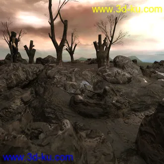 3D打印模型Desolate and Dead Land的图片