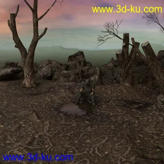 3D打印模型Desolate and Dead Land的图片