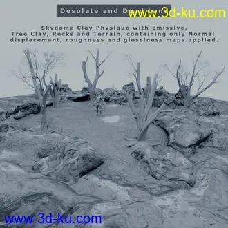 3D打印模型Desolate and Dead Land的图片
