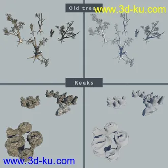 3D打印模型Desolate and Dead Land的图片