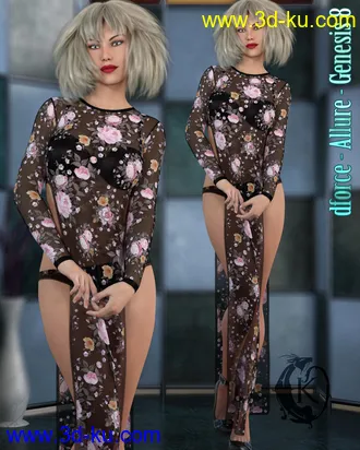 3D打印模型dforce - Allure - Genesis 8的图片