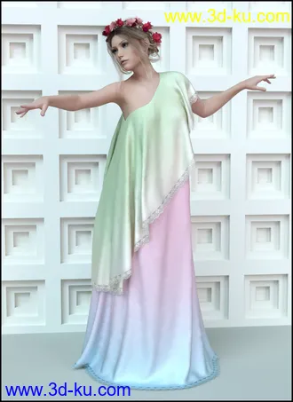 3D打印模型dForce - Chiton for G8F的图片