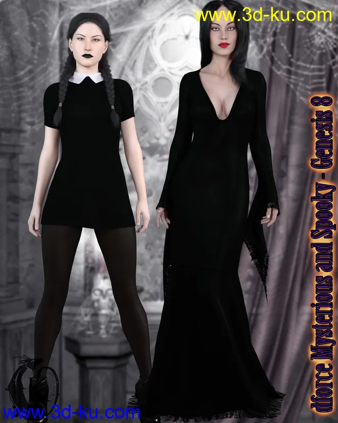 dforce - Mysterious and Spooky - Genesis 8模型的图片1