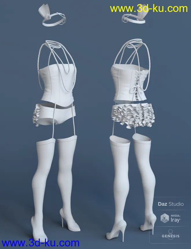 dForce 1920s Boudoir Outfit for Genesis 8 Female(s)dForce 1920s Boudoir Outfit for Genesis 8 Female(s)模型的图片5