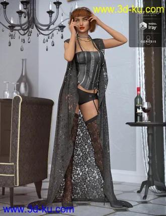 3D打印模型dForce 1920s Boudoir Textures的图片