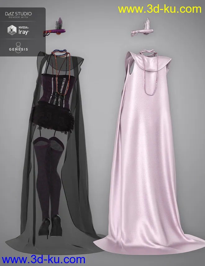 dForce 1920s Boudoir Textures模型的图片9