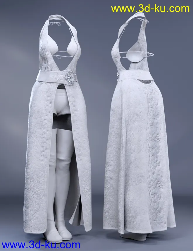 dForce Azahara Outfit for Genesis 8 Female(s)模型的图片5