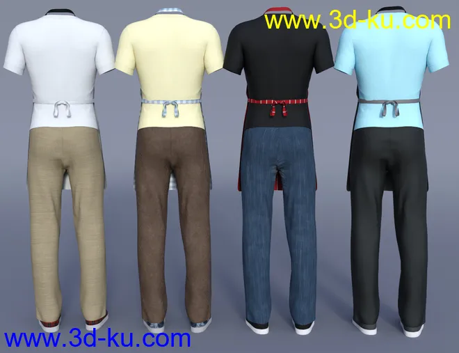 dForce Backyard BBQ Outfit Textures模型的图片7