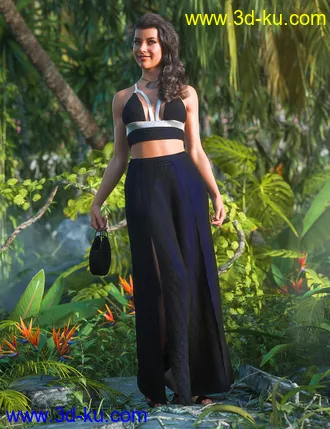 3D打印模型dForce Bali Babe Outfit Textures的图片