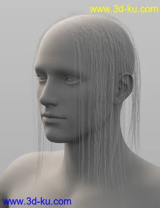 3D打印模型dForce Barely-There Hair for Genesis 8 Male(s)的图片