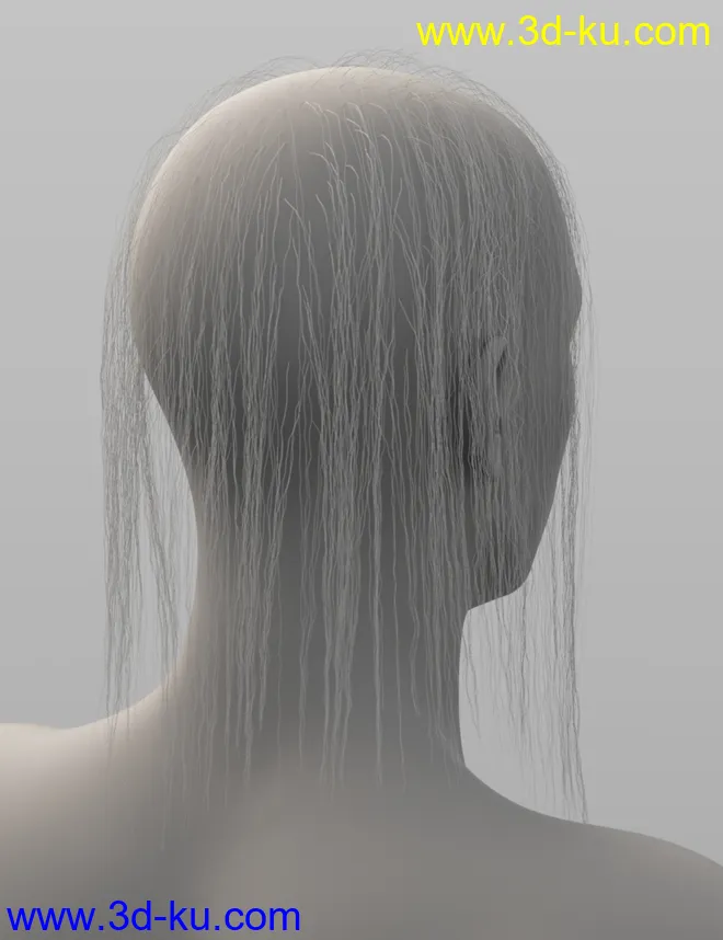 dForce Barely-There Hair for Genesis 8 Male(s)模型的图片7