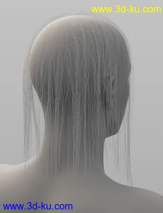 3D打印模型dForce Barely-There Hair for Genesis 8 Male(s)的图片