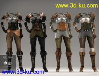 3D打印模型dForce Blackwater Guild Outfit Textures的图片