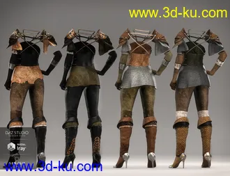 3D打印模型dForce Blackwater Guild Outfit Textures的图片