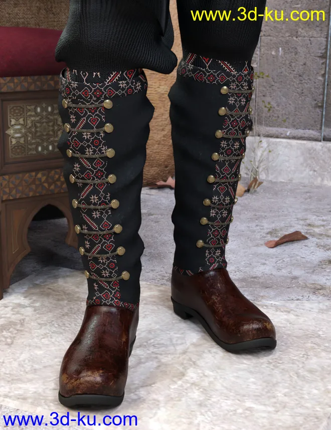 dForce Brahim for Genesis 8 Male(s)模型的图片5