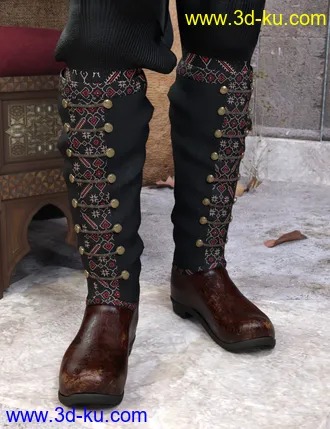 3D打印模型dForce Brahim for Genesis 8 Male(s)的图片