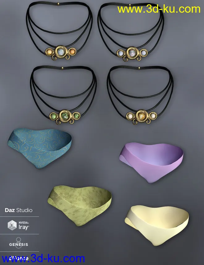 dForce Breena Outfit for Genesis 8 Female(s)模型的图片6