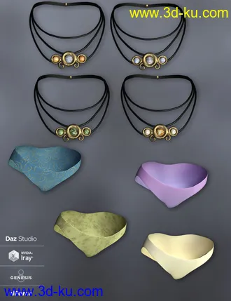 3D打印模型dForce Breena Outfit for Genesis 8 Female(s)的图片