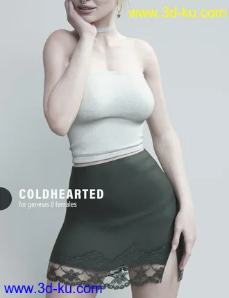 3D打印模型dForce Coldhearted Outfit for Genesis 8 Female(s)的图片
