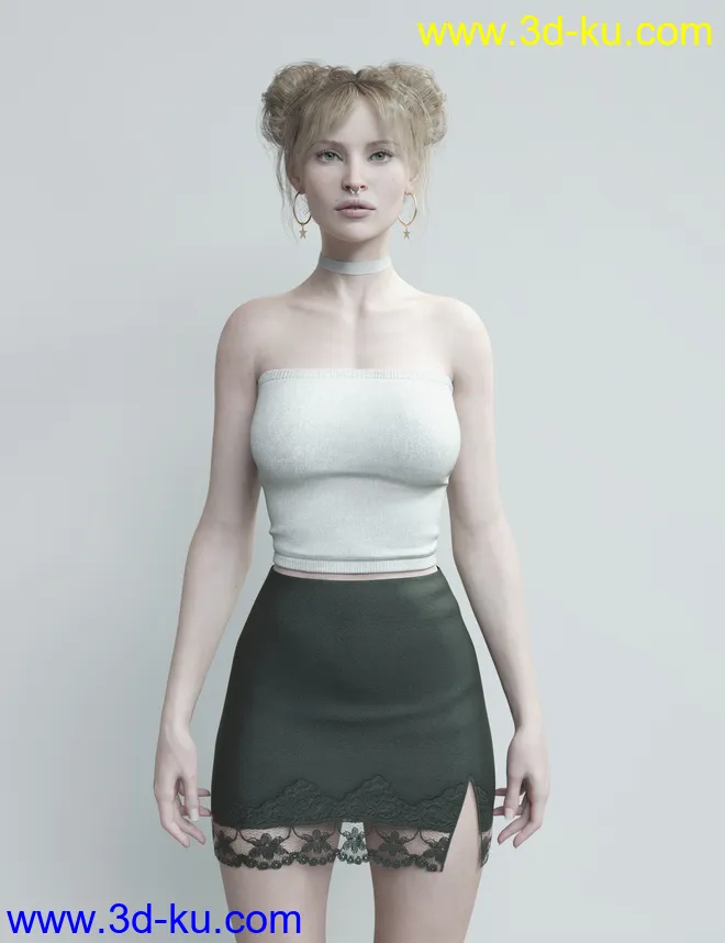 dForce Coldhearted Outfit for Genesis 8 Female(s)模型的图片2