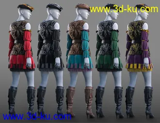 3D打印模型dForce Corsair Wench for Genesis 8 Female(s)的图片
