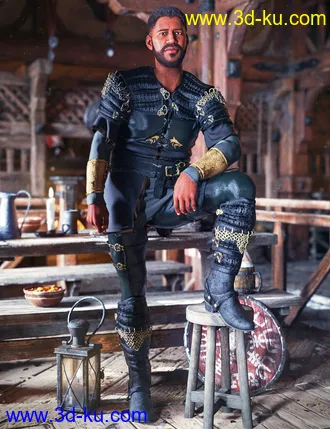 3D打印模型dForce Dark Lore Outfit for Genesis 8 Male(s)的图片