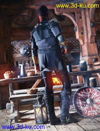 3D打印模型dForce Dark Lore Outfit for Genesis 8 Male(s)的图片