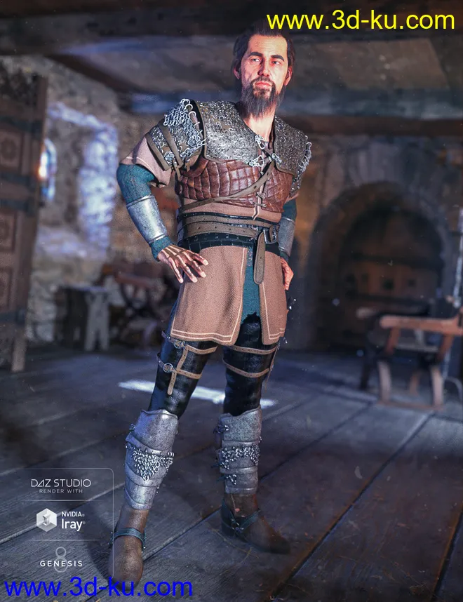 dForce Dark Lore Outfit Textures模型的图片3