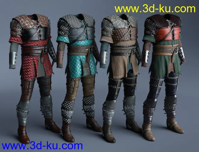 dForce Dark Lore Outfit Textures模型的图片6