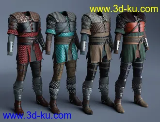 3D打印模型dForce Dark Lore Outfit Textures的图片