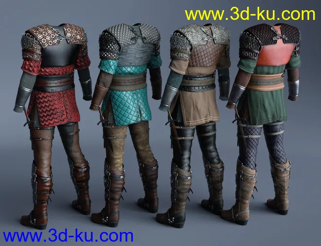dForce Dark Lore Outfit Textures模型的图片7