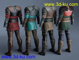 3D打印模型dForce Dark Lore Outfit Textures的图片