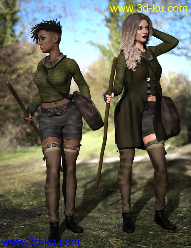 dForce Despair for Genesis 8 Female(s)模型的图片4