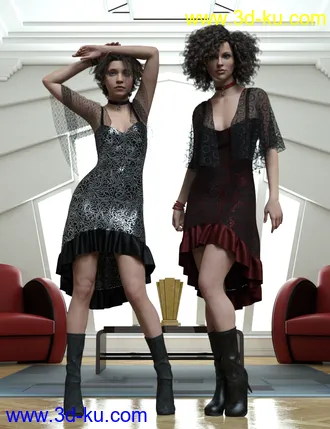 3D打印模型dForce Dianne Outfit Textures的图片