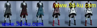 3D打印模型dForce Dianne Outfit Textures的图片