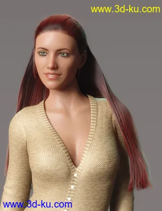 3D打印模型dForce Duchess Hair for Genesis 8 Female的图片