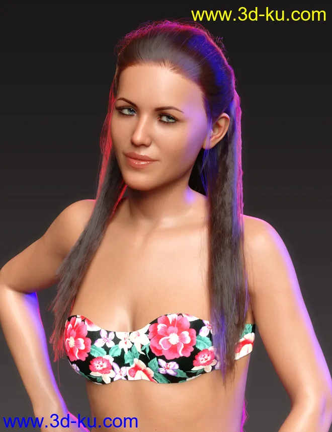 dForce Duchess Hair for Genesis 8 Female模型的图片13