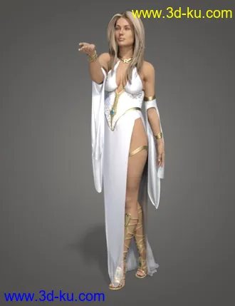 3D打印模型dForce Ethereal Goddess Outfit for Genesis 8 Female(s)的图片