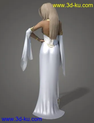 3D打印模型dForce Ethereal Goddess Outfit for Genesis 8 Female(s)的图片