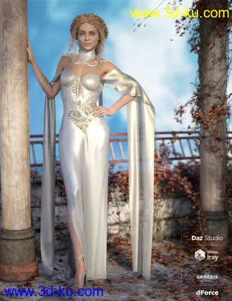 3D打印模型dForce Fantasy Cape Outfit Textures的图片