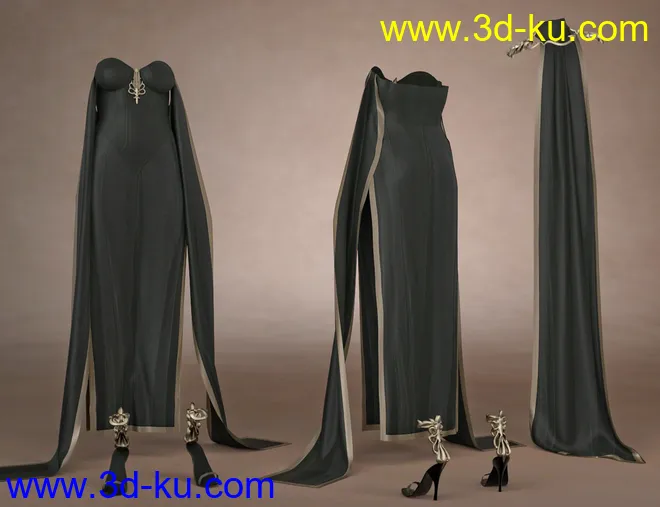 dForce Fantasy Cape Outfit Textures模型的图片8