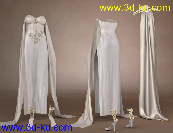 dForce Fantasy Cape Outfit Textures模型的图片9