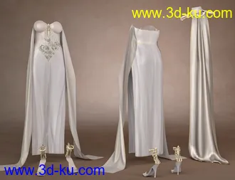 3D打印模型dForce Fantasy Cape Outfit Textures的图片