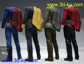 3D打印模型dForce Fleet Commander Outfit Textures的图片