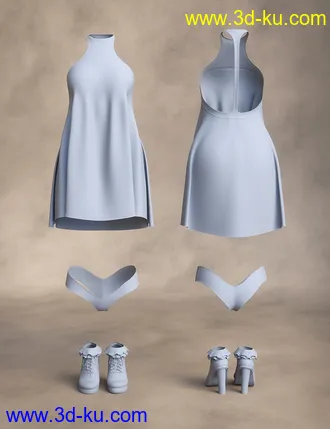 3D打印模型dForce Flirtatious for Genesis 8 Female(s)的图片