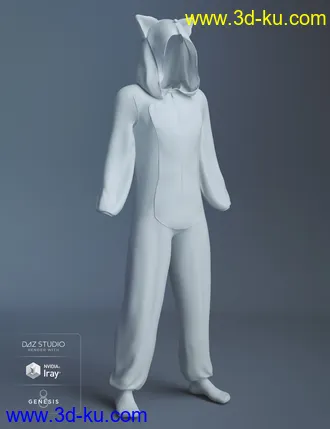 3D打印模型dForce Fox Kigurama for Genesis 8的图片