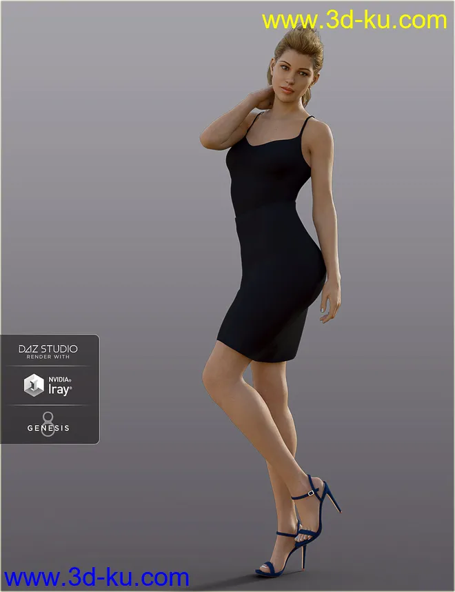 dForce H&C Summer Resort Outfits for Genesis 8 Female(s)模型的图片5