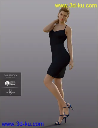 3D打印模型dForce H&C Summer Resort Outfits for Genesis 8 Female(s)的图片