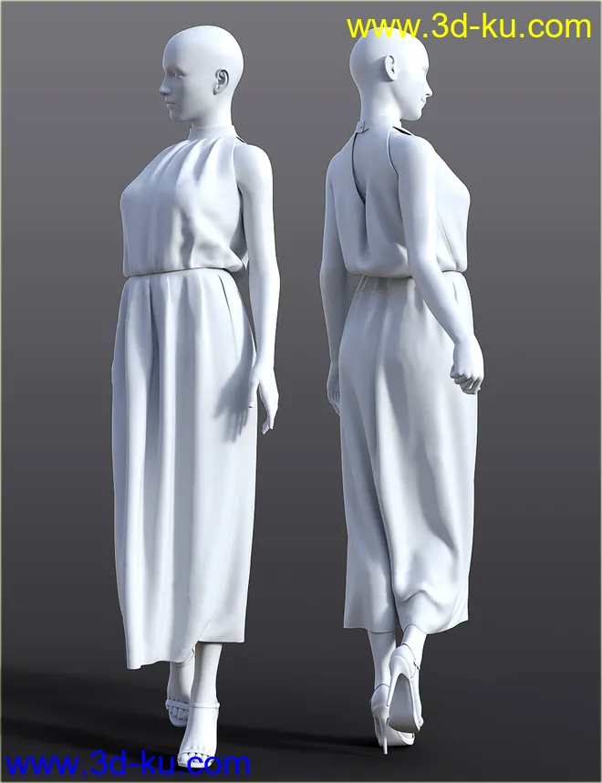 dForce H&C Summer Resort Outfits for Genesis 8 Female(s)模型的图片8