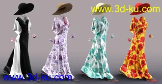 3D打印模型dForce Halcyon Days Outfit Textures的图片